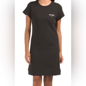 NWT Juicy Couture French Terry Sweatshirt Tunic Mini Dress Logo Black XL